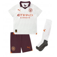 Manchester City Jack Grealish #10 Vonkajší Detský futbalový dres 2023-24 Krátky Rukáv (+ trenírky)